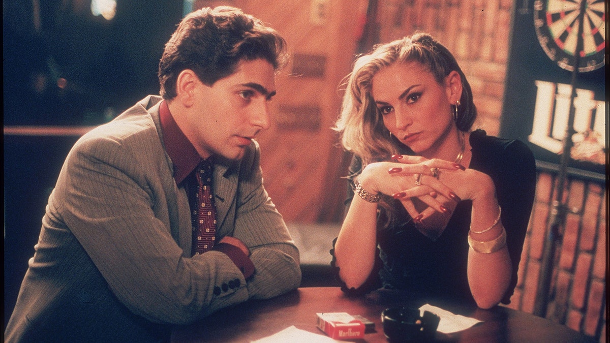 Drea de Matteo and Michael Imperioli in a scene from "The Sopranos."