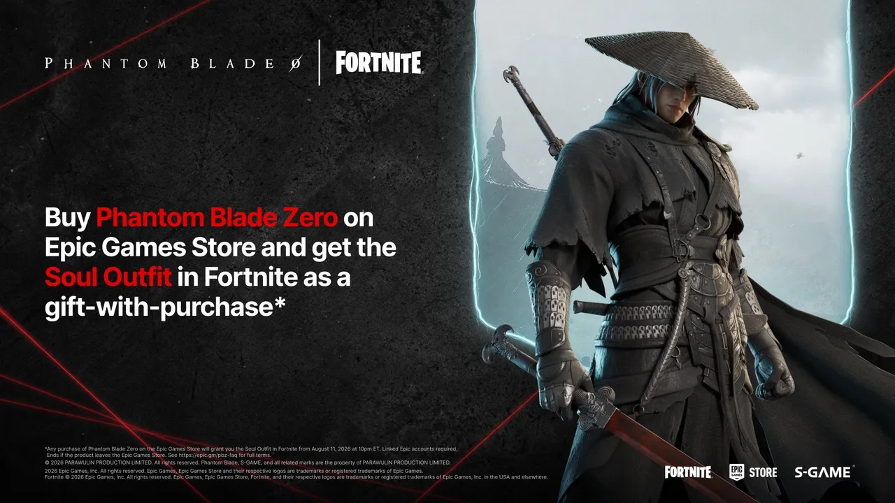 Those who purchase Phantom Blade Zero on Epic Games Store get the skin for free