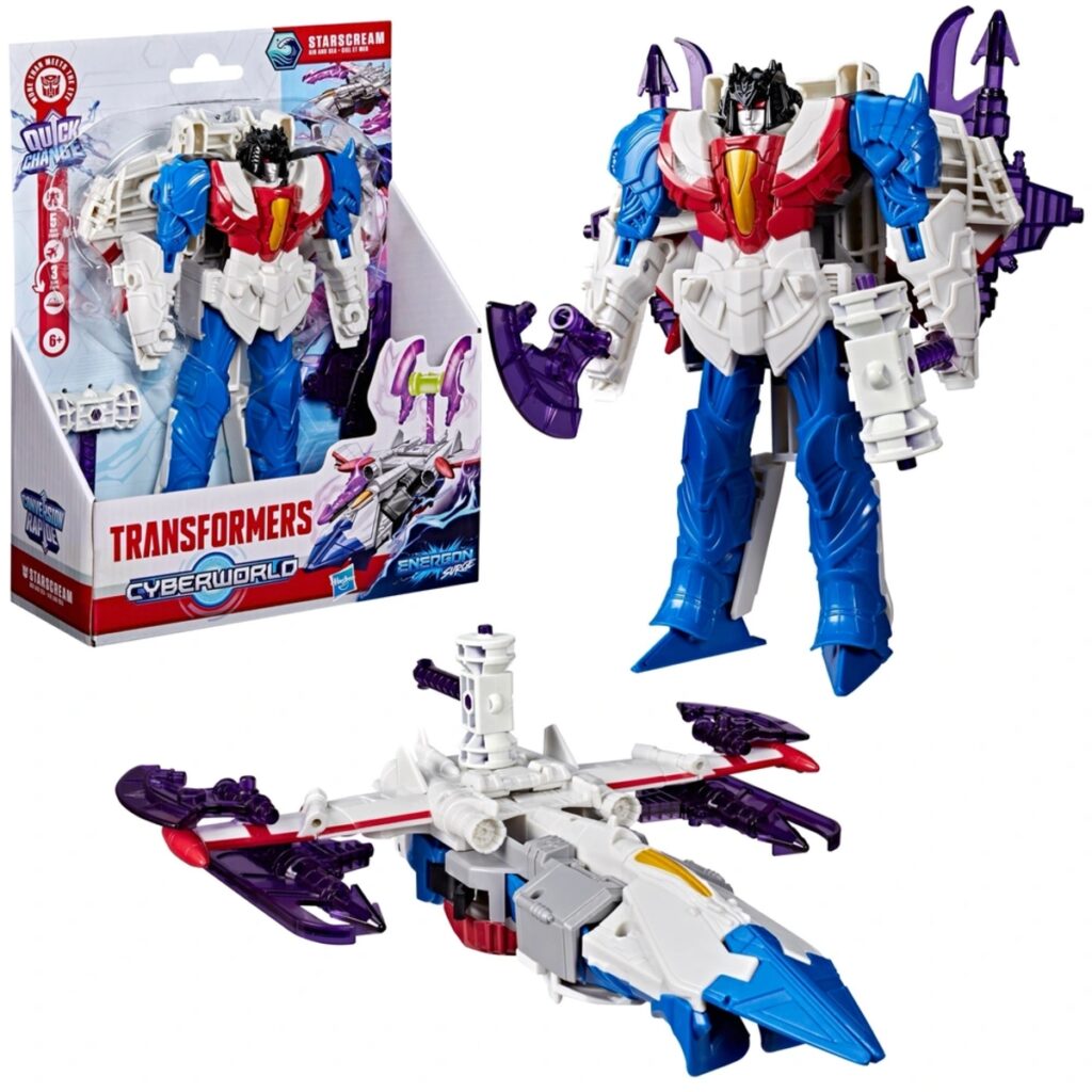 Energon Surge Starscream Ultimate Cyber Changers Official Reveal From Transformers Cyberworld TLK Megatron Remold!