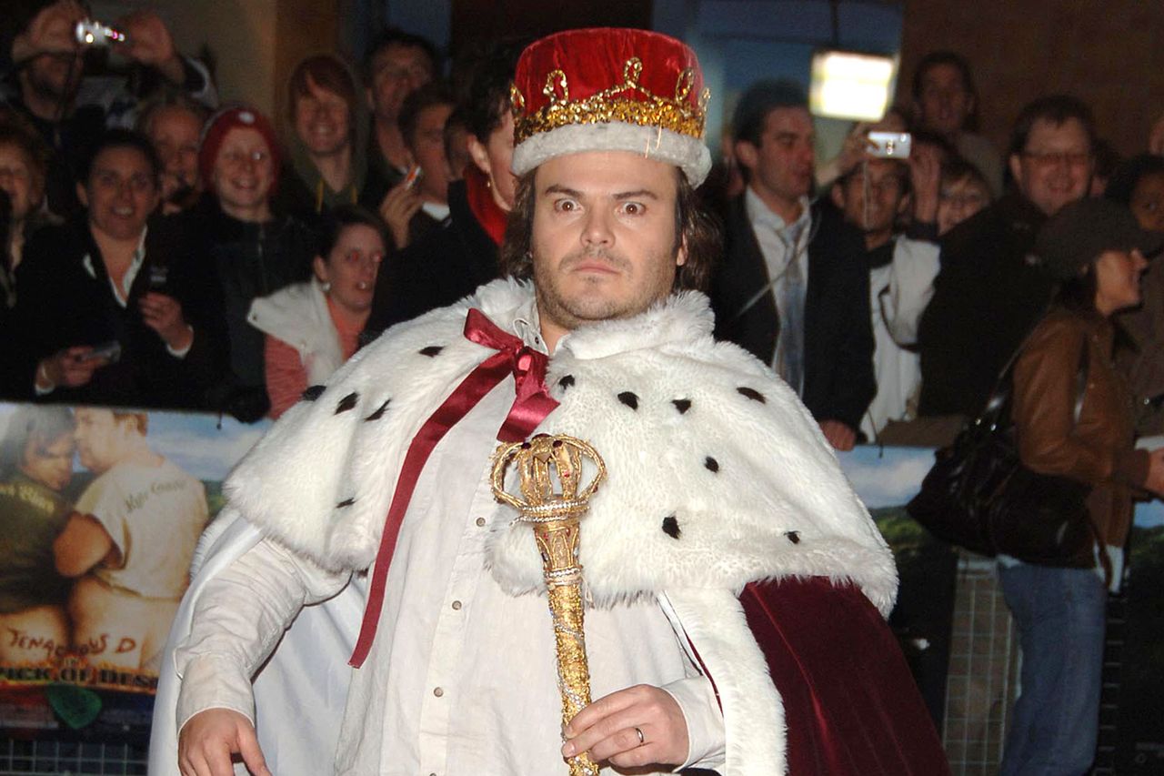 Jack Black during “Tenacious D in the Pick of Destiny” World Premiere in London, Great Britain.Credit: Jon Furniss/WireImage