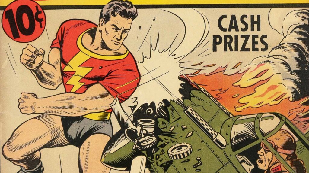 Alex Schomburg & Blackbeard in Startling Comics #8, at Auction