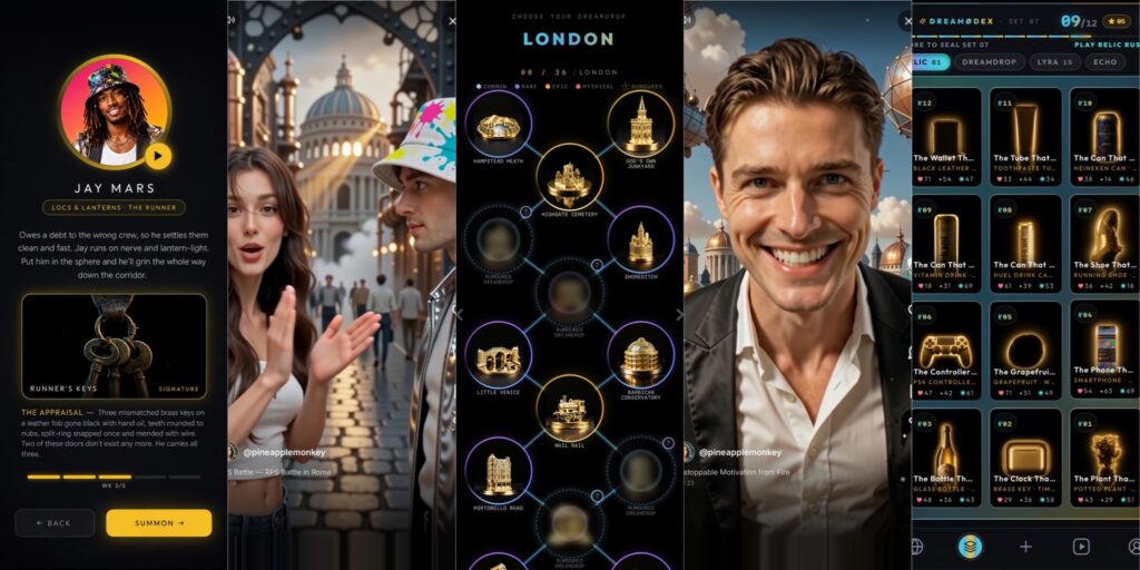 What If Your Selfie Became a Game? DREAMOSIS Turns You and Anything You Own Into a Collectible World What If Your Selfie Became a Game? DREAMOSIS Turns You and Anything You Own Into a Collectible World
