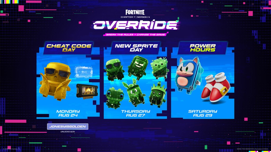 Fortnite Sprite Event August 24