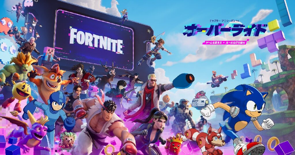 “Persona 5,” “Sonic,” “Mega Man,” and More Are Coming to Fortnite! Official Trailer Released for the New “Override” Season Launching August 20