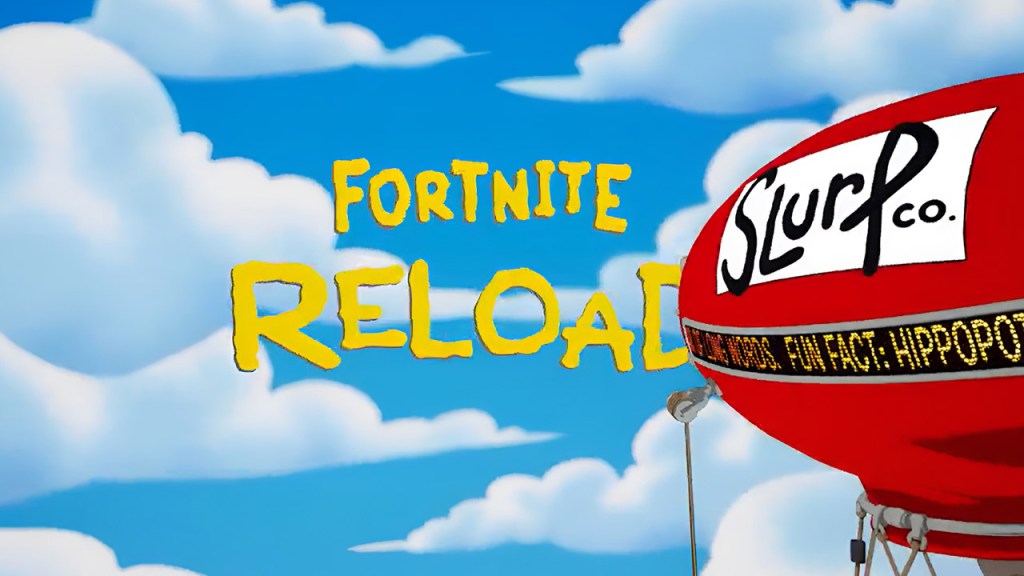 Fortnite Reload The Simpsons Logo