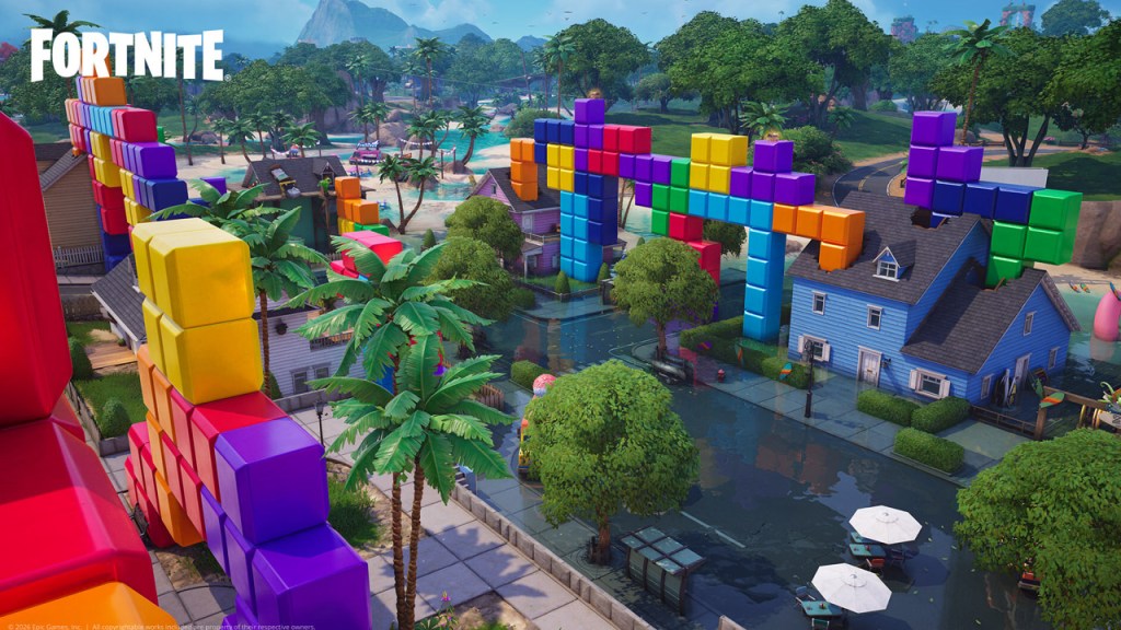 Fortnite Sunken Shores Tetris POI