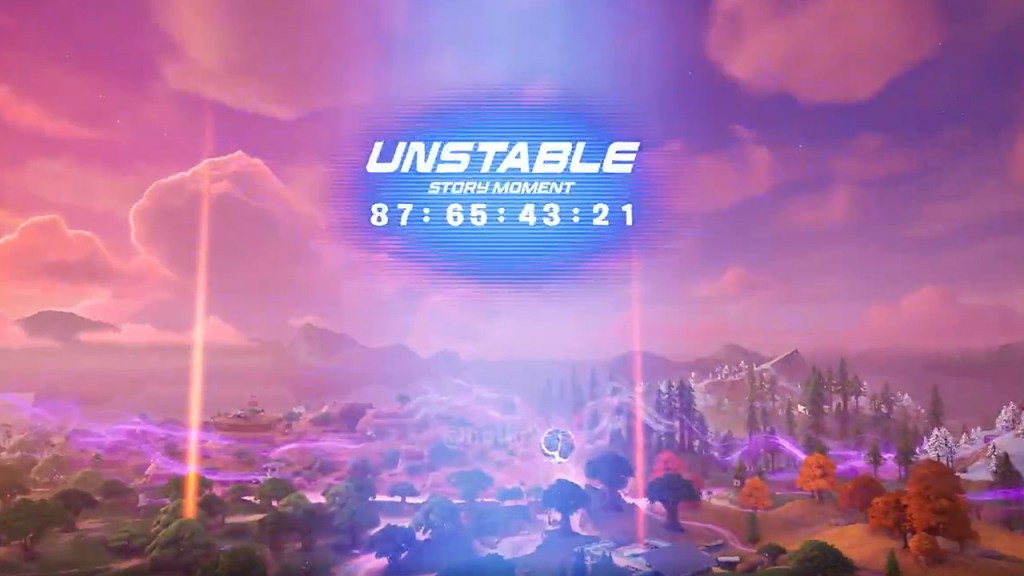 Fortnite Unstable Countdown Clock