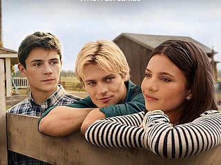 The poster of My Life with The Walter Boys, Nikki Rodriguez, Noah LaLonde and Ashby Gentry.