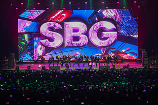 The Filipino girl pop group SB Girls held their "Get Get Aw" concert at Etihad Arena in Abu Dhabi on August 8