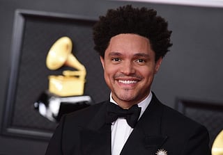 Trevor Noah at the 63rd annual Grammy Awards in Los Angeles on March 14, 2021.