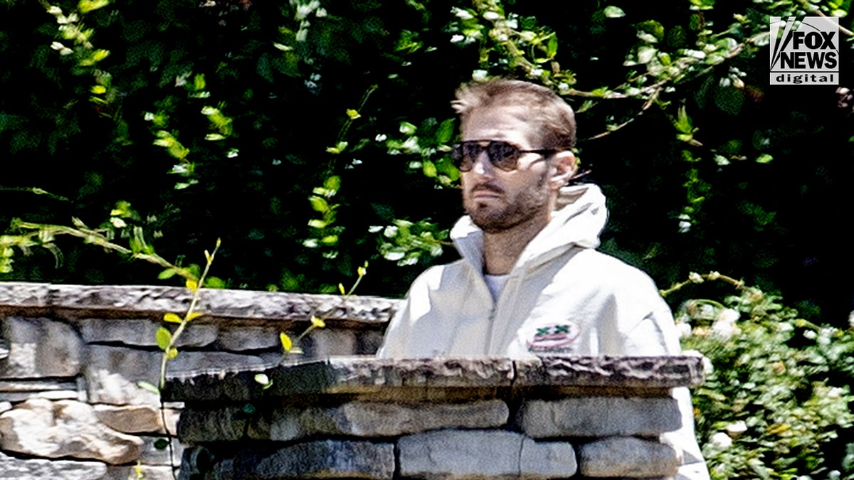 Brian Hickerson enters a home with his brother, Zach in Greenville, SC. Tuesday, August 18, 2026. Hickerson was the on-again, off-again partner of the late actress, Hayden Panattiere who died on Sunday.