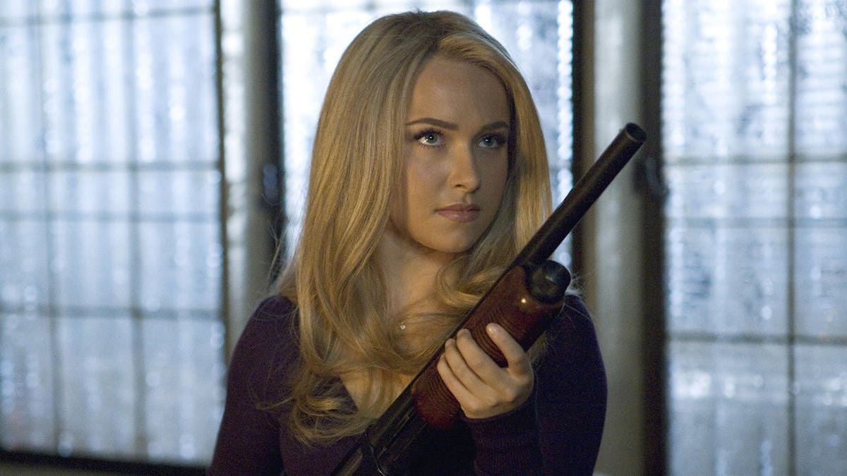 Hayden Panettiere in a scene for "Heroes" in 2008