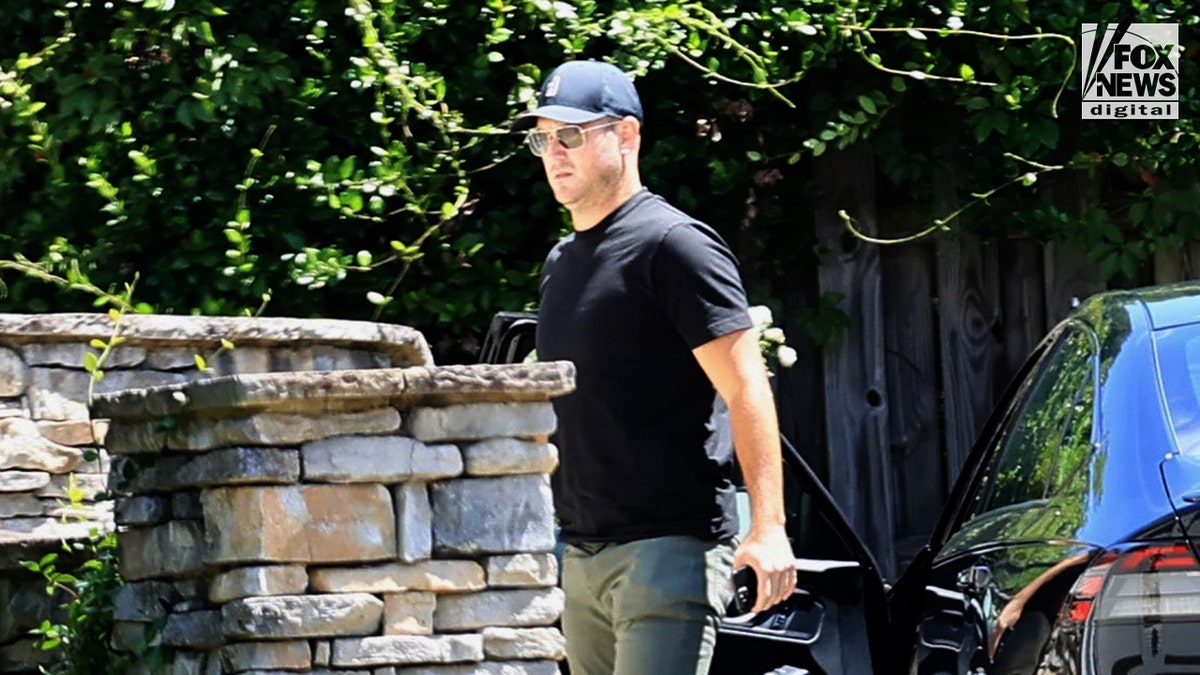 Zach Hickerson walks into his his home in Greenville, SC. Tuesday, August 18, 2026. Zach Hickerson's brother, Brian. Hickerson was the on-again, off-again partner of the late actress, Hayden Panattiere who died on Sunday. (Kat Ramirez for Fox News Digital)