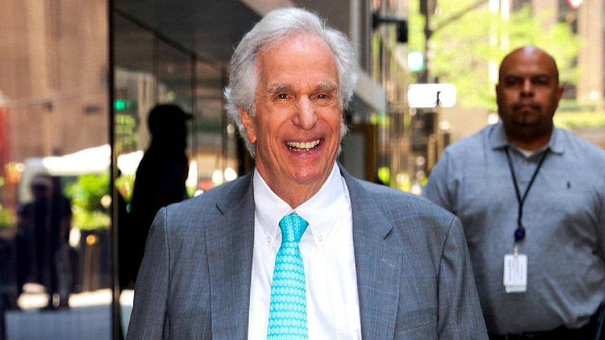 Henry Winkler leaving the Today Show in New York City in June 2025.