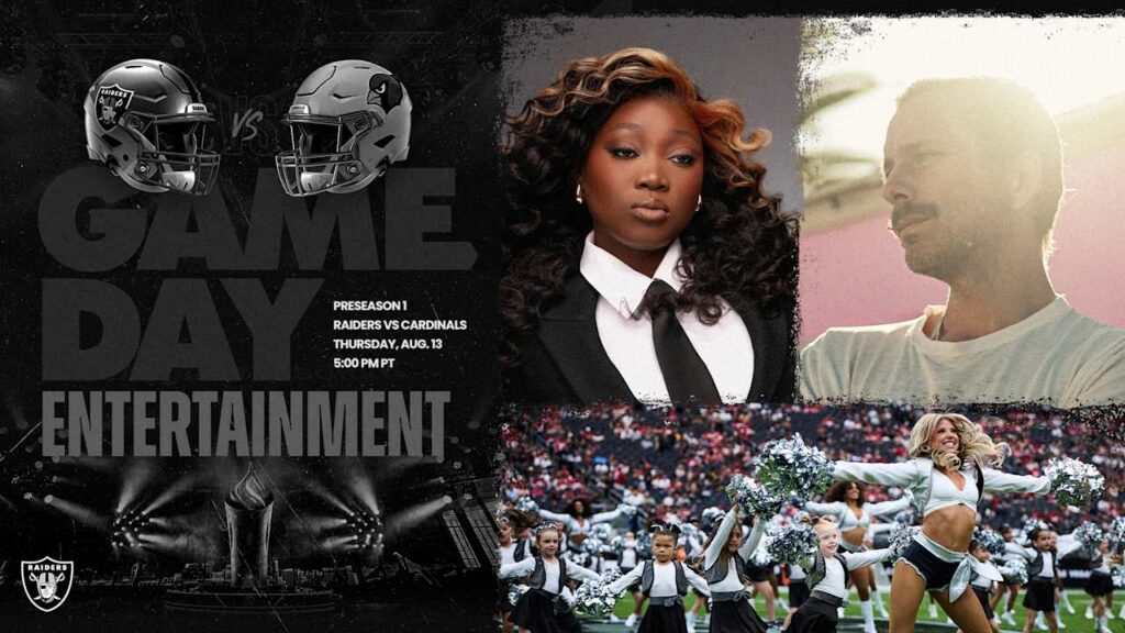 Aaron Bruno of AWOLNATION, Alexia Jayy, Junior Raiderettes highlight Thursday’s gameday entertainment