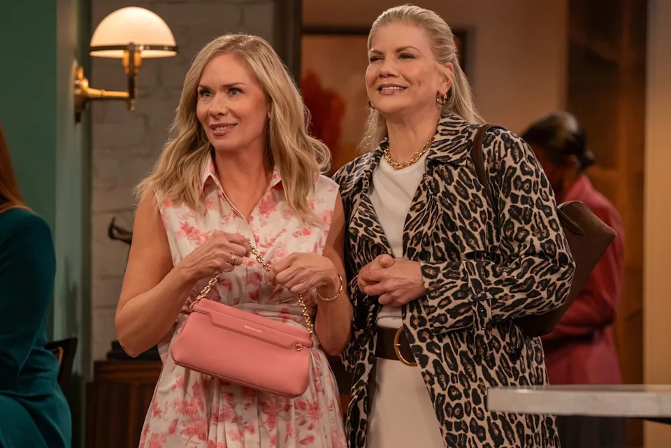 Leanne Morgan as Leanne and Kristen Johnston as Carol in Episode #210 of Leanne S2Credit: Patrick Mcelhenney/Netflix