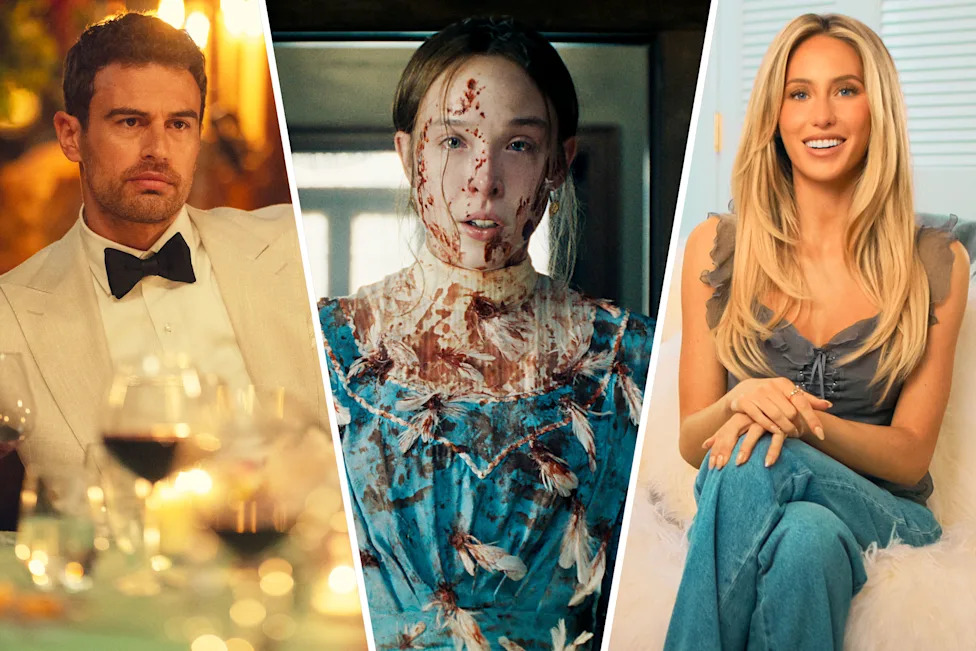 Theo James in The Gentlemen, Ella Beatty in Monster: The Lizzie Borden Story and Alix Earle in Earle Meets World.