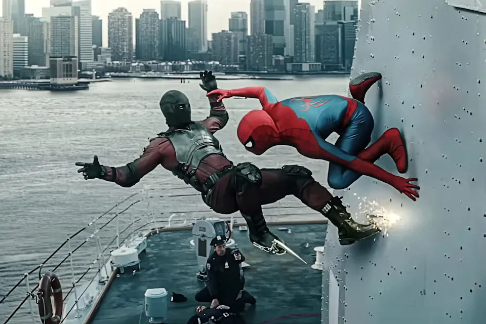 Tom Holland as Spider-Man in Spider-Man: Brand New Day.