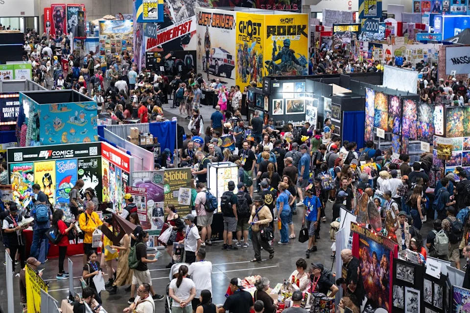 People pack the main exhibit hall during San Diego Comic-Con International 2026 at the San Diego Convention Center on Saturday, July 25, 2026, in San Diego, California. (MediaNews Group RM) The San Diego Union-Tribune via Getty Images