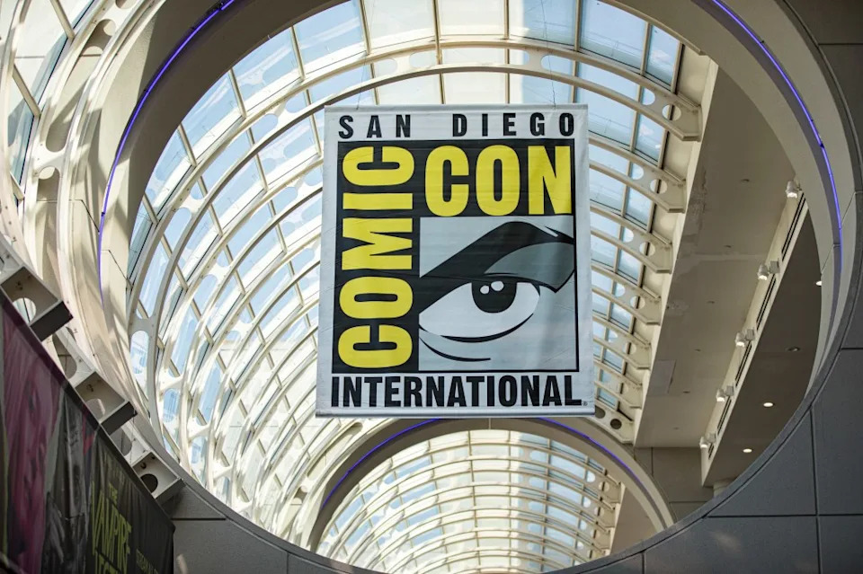 A general view of signage during Day 4 of 2026 Comic-Con International on Sunday, July 26, 2026, in San Diego, California. (Getty Images North America) Getty Images