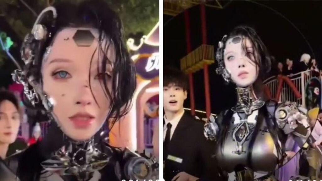‘I Am Real Human’: A Chinese Influencer’s Hyper-Realistic Robot Cosplay Is Fooling Strangers in Public and Going Viral