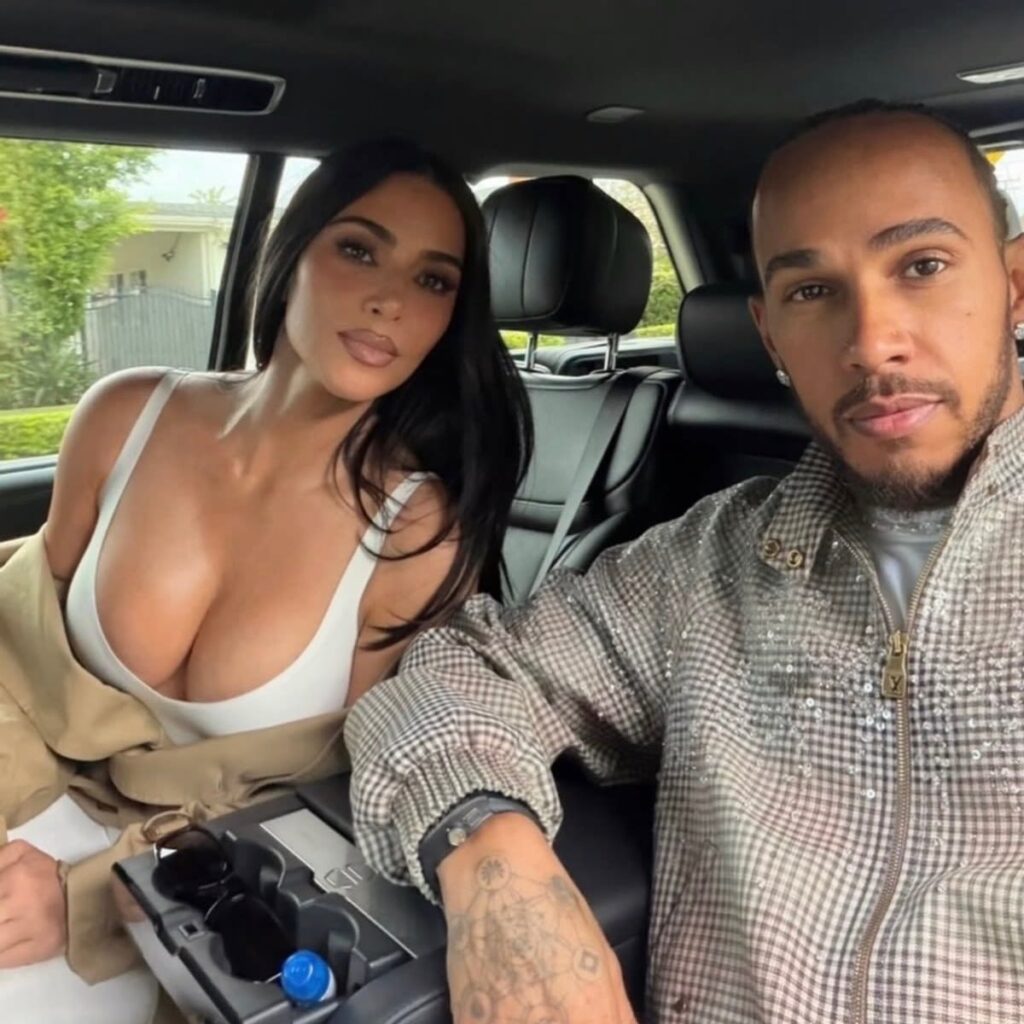 Kim Kardashian Shares the Most Intimate Look at Lewis Hamilton Romance