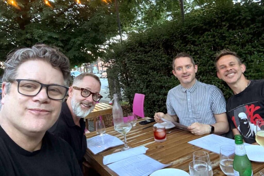 Hobbits unite! “Lord of the Rings”’ Sean Astin, Dominic Monaghan, Elijah Wood, and Billy Boyd reunite for a night out
