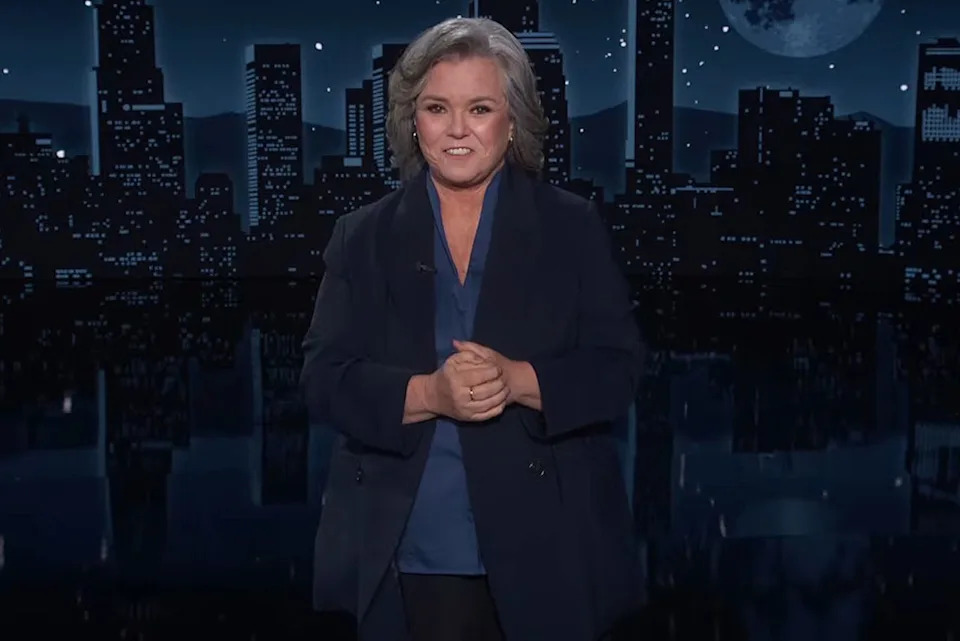 Rosie O'Donnell hosts 'Jimmy Kimmel Live'Credit: Jimmy Kimmel Live/YouTube