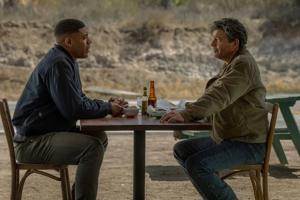 Aaron Pierre and Kyle Chandler on 'Lanterns' season 1Credit: John Johnson/HBO Max