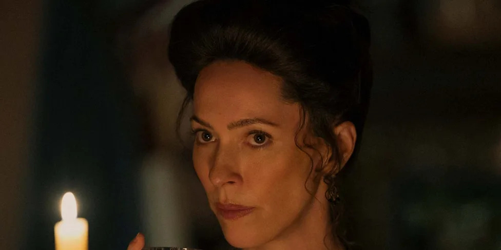 monster: the lizzie borden story. rebecca hall as abby borden in episode 403 of monster: the lizzie borden story. cr. suzanne tenner/netflix © 2026