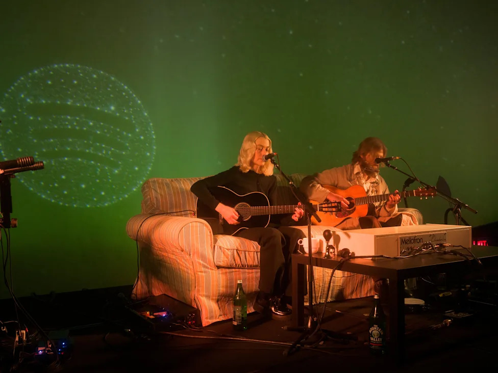 Phoebe Bridgers performing her new album Lost Weekend at Spotify event in Jersey City
