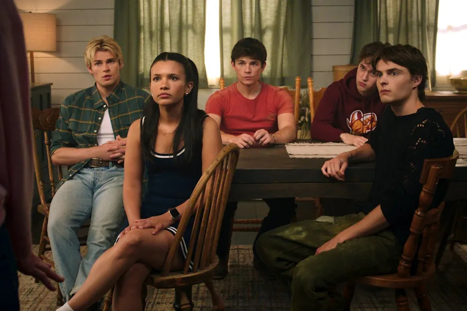My Life with the Walter Boys cast (left to right) Noah LaLonde as Cole Walter, Nikki Rodriguez as Jackie Howard, Ashby Gentry as Alex Walter, Connor Stanhope as Danny WalterCredit: Netflix