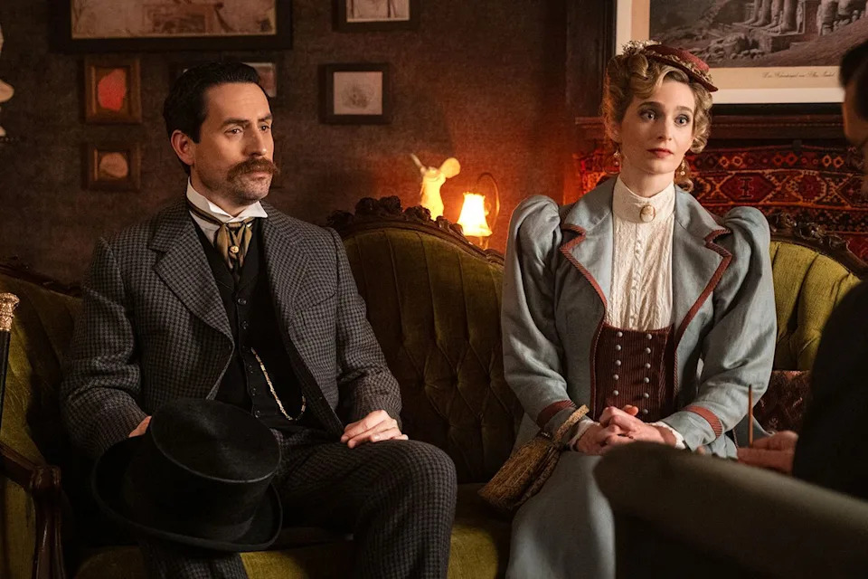 Ed Weeks as Charles and Allegra Edwards as Liz in 'Eternally Yours'Credit: Bertrand Calmeau/CBS