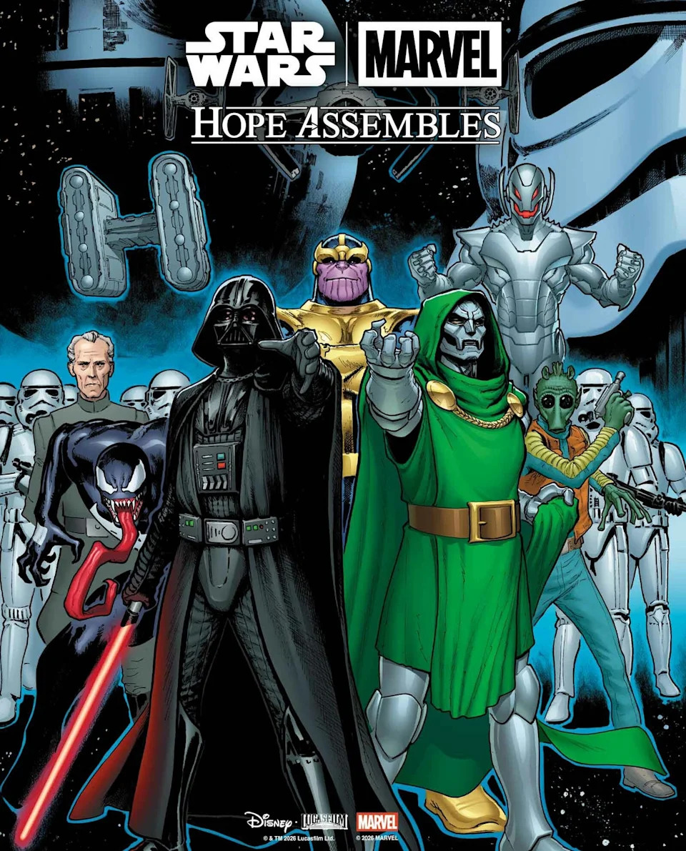Darth Vader and Doctor Doom will fight Marvel and 'Star Wars' characters in the new comic book series (Lucasfilm)