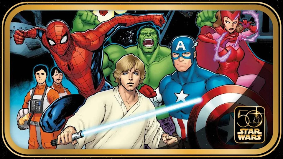 'Star Wars/Marvel: Hope Assembles' will be released in 2027 for the 50th anniversary of 'Star Wars: A New Hope' (Lucasfilm)