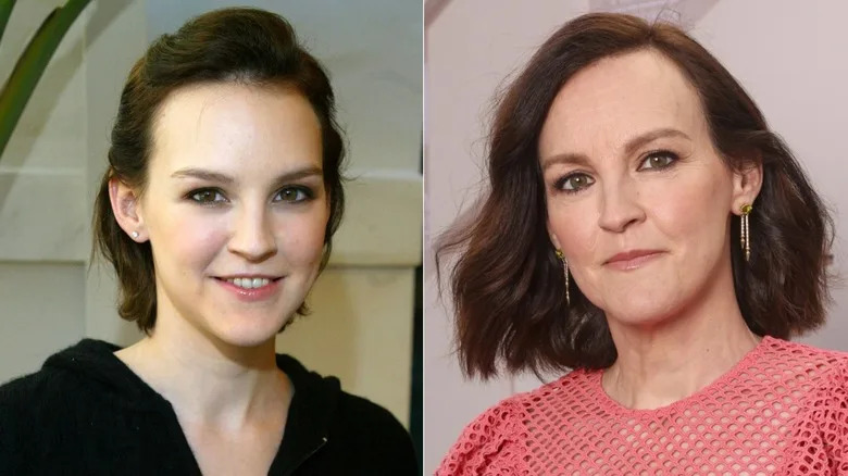 Split image of Carla Gallo in 2005 (left) and Carla Gallo in 2026 (right)