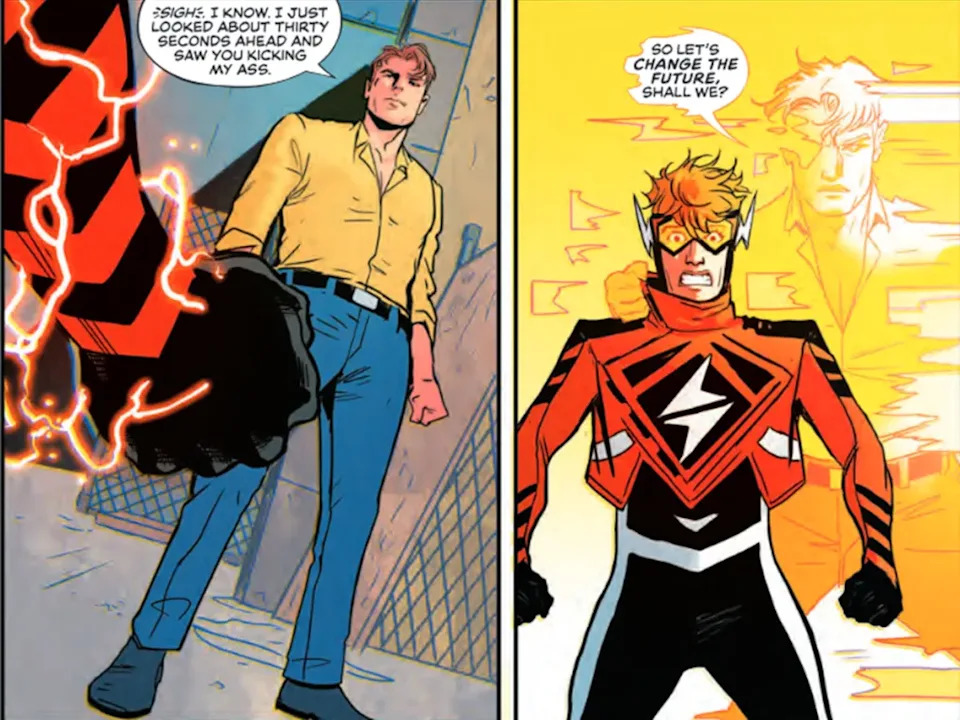 Wally West Meets DEO Agent Hunter Zolomon in Absolute Flash #18