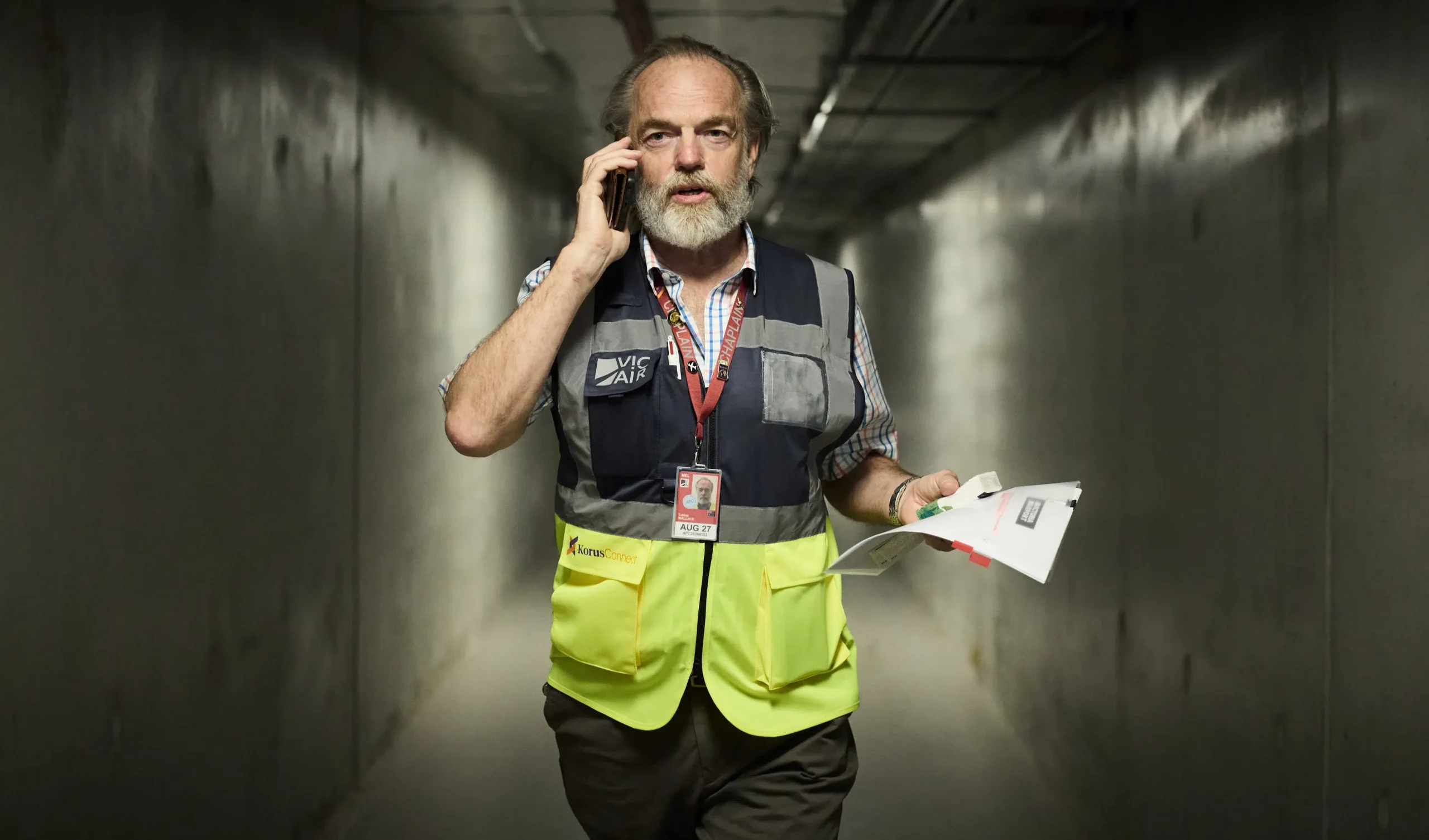 Hugo Weaving The Airport Chaplain