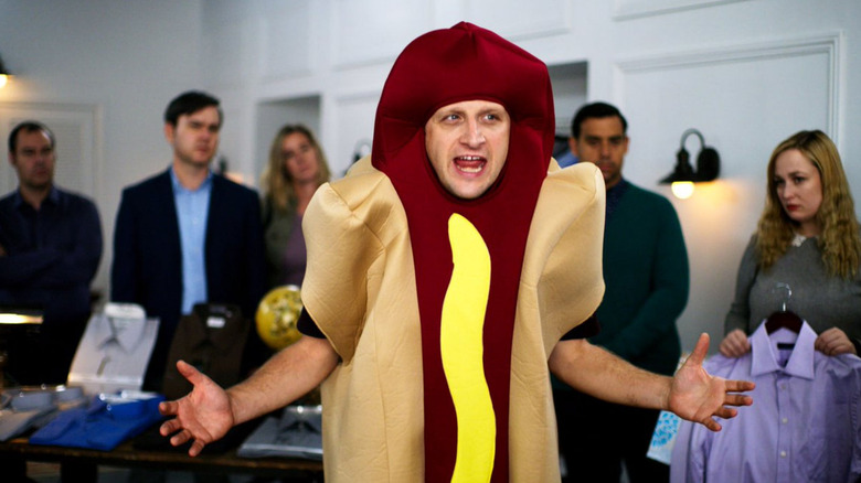 Tim Robinson as a guy in a hot dog suit in I Think You Should Leave