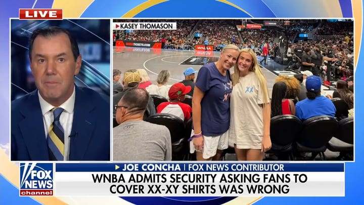 WNBA admits security was wrong to force fans to cover XX-XY women's sports shirts