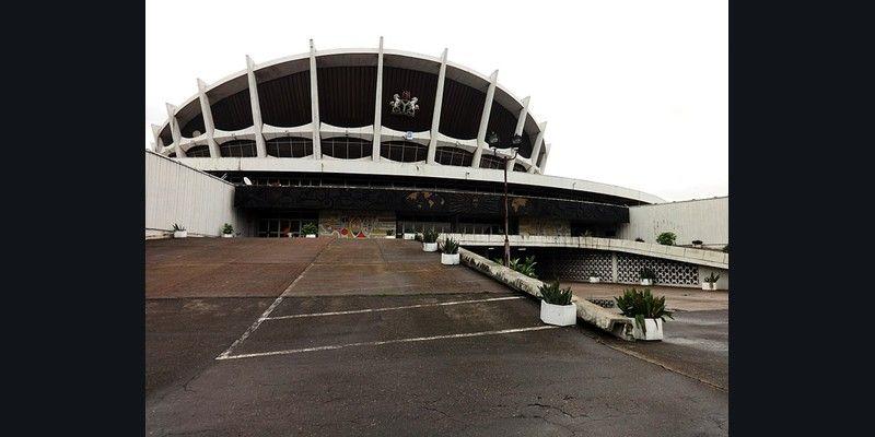 National Arts Theatre in Lagos, a landmark for Nigerian arts and culture.