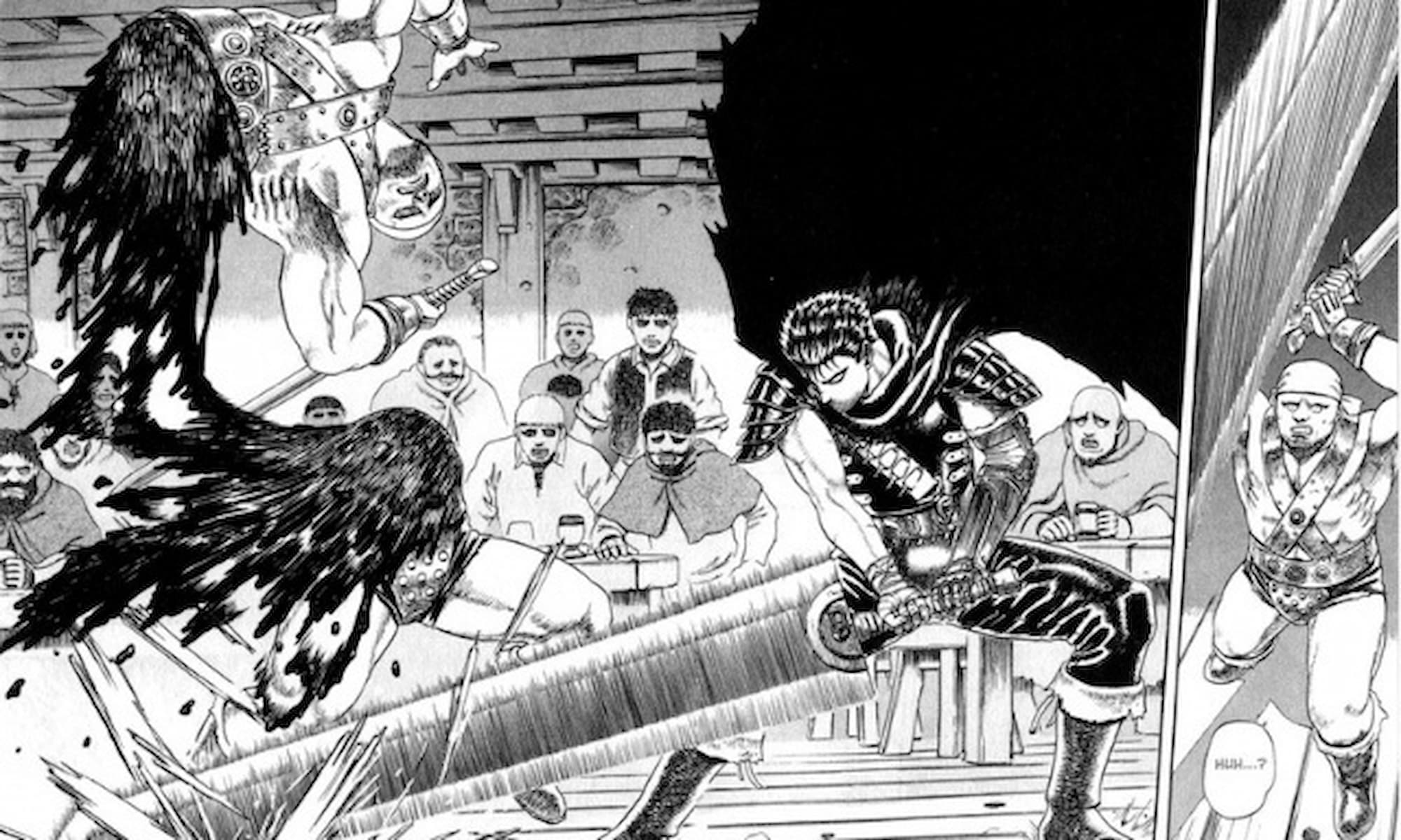 Berserk Guts Using a giant sword