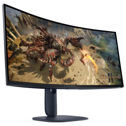 An Alienware gaming monitor