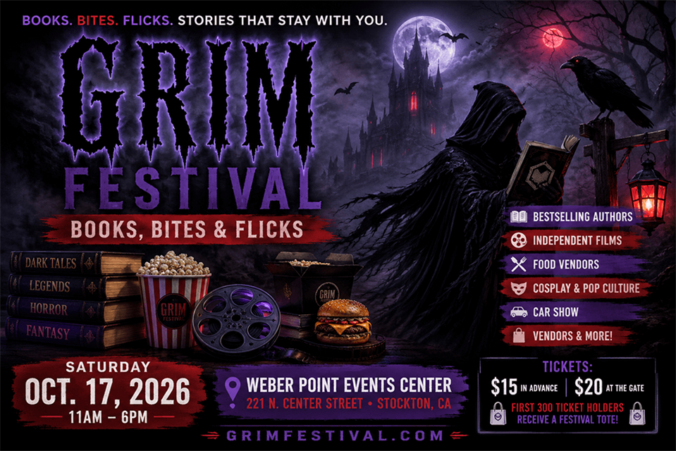 Stockton Gets GRIM: New Festival Blends Books, Movies, Cosplay & Food