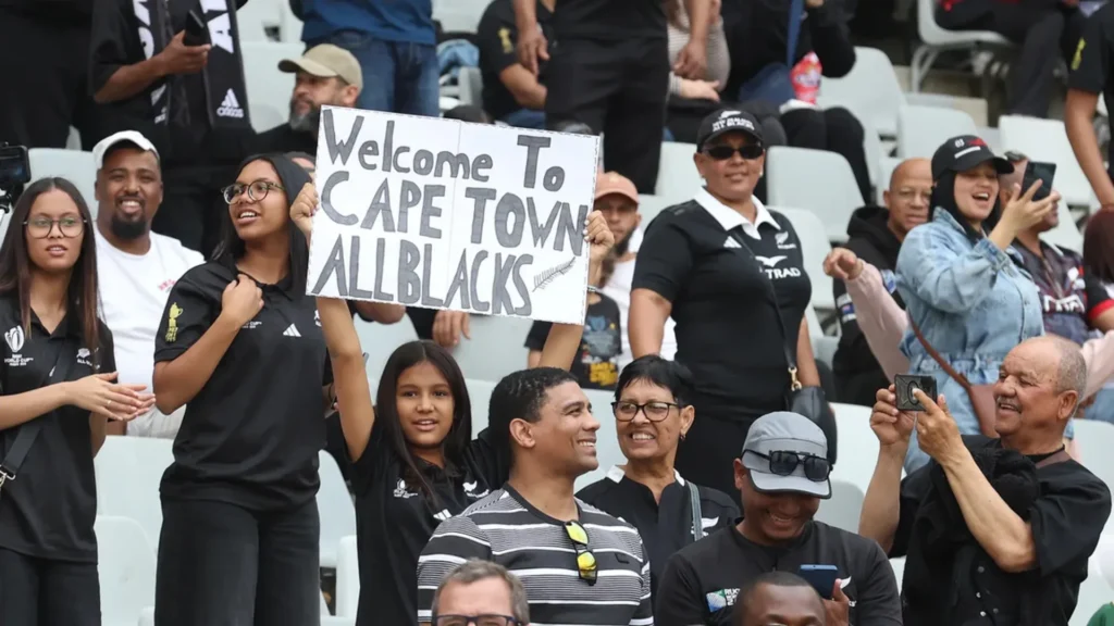 The passion of Cape Town’s All Blacks fans