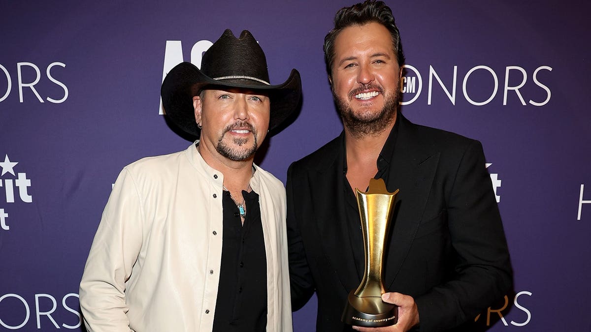 Jason Aldean and Luke Bryan attend the Academy of Country Music Honors at Ryman Auditorium.