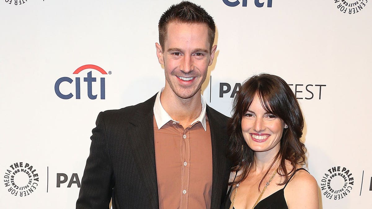 Jason Dohring and Lauren pose together at PaleyFest in Los Angeles in 2014.