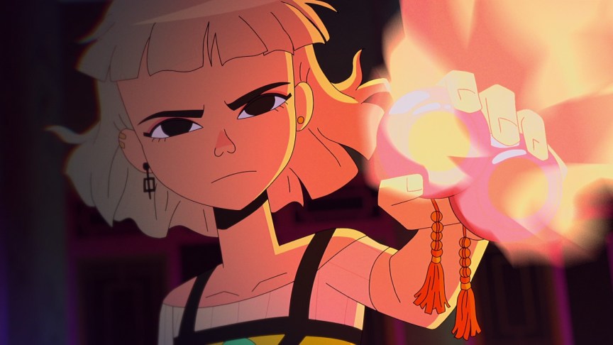 Animated image of Jentry Chau from Netflix series Jentry Chau vs. The Underworld