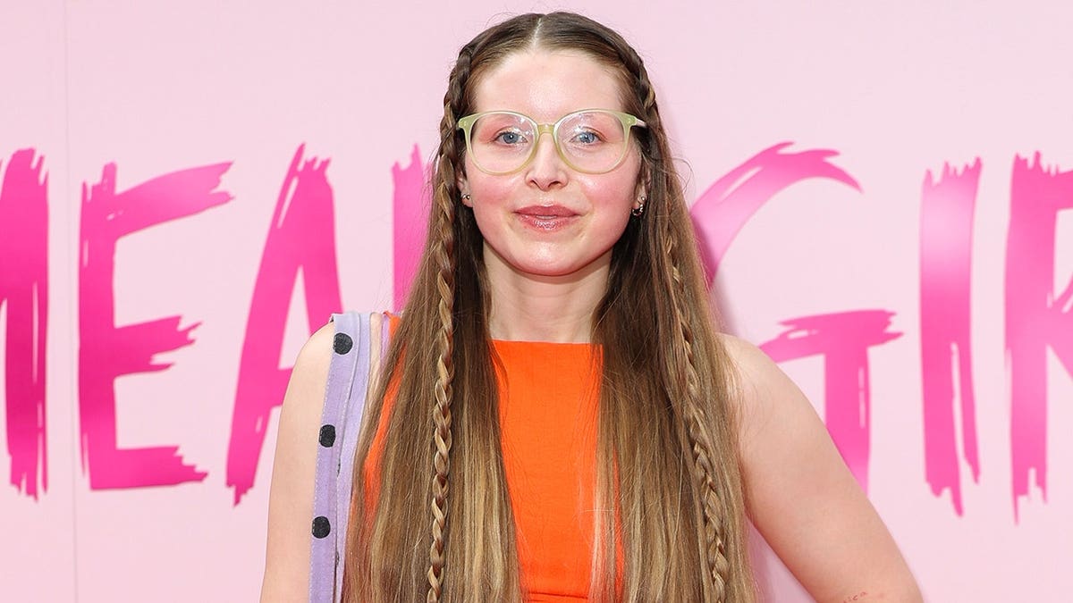 Jessie Cave on the red carpet at the premiere of the Mean Girls Musical in London in June 2024.