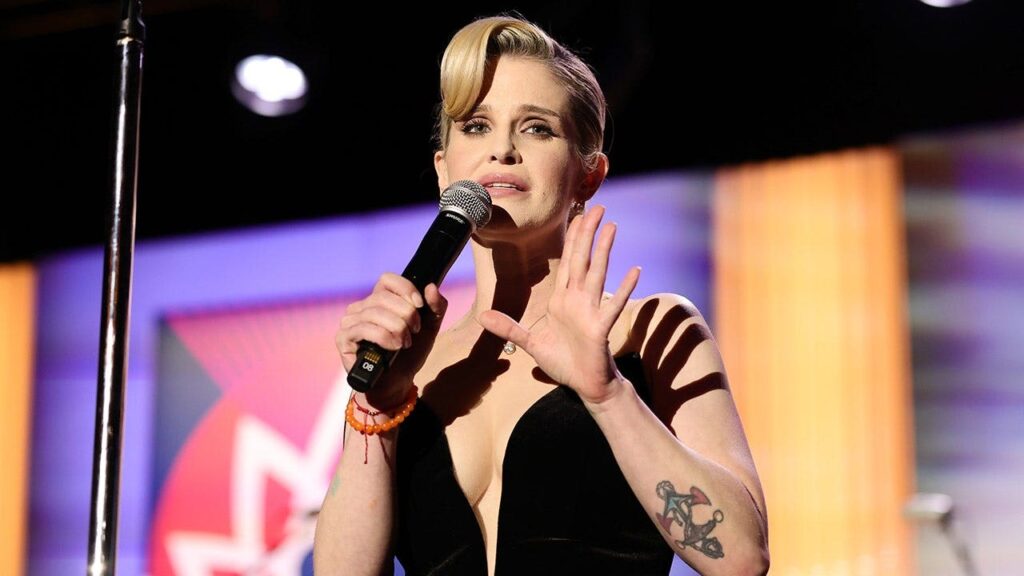 Kelly Osbourne wows in leopard-print swimsuit as she steps ‘away from the madness’